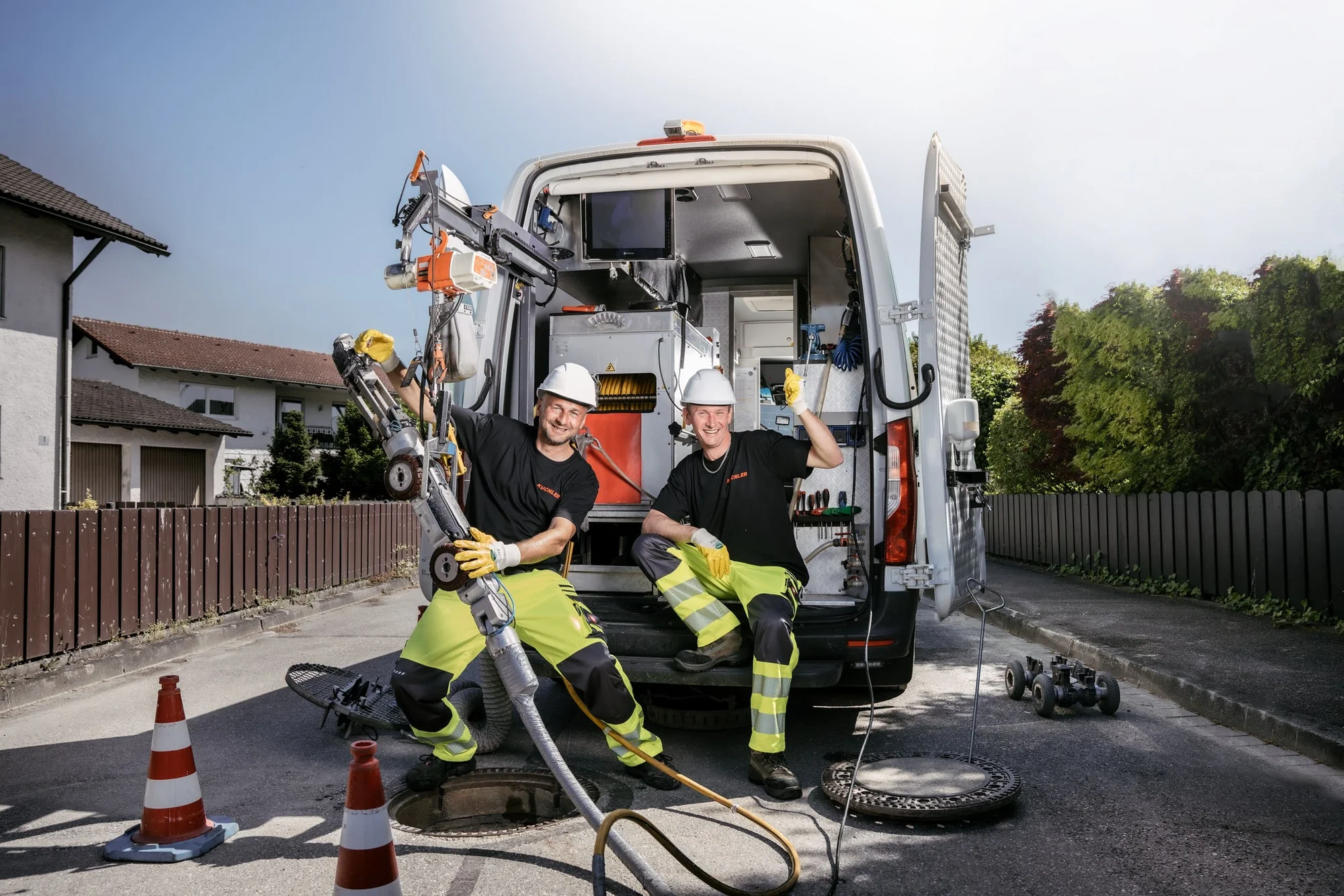 Kanalreinigung in Patersdorf mit Hochdrucktechnik